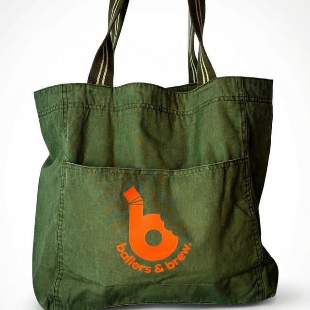 Tote bag green.