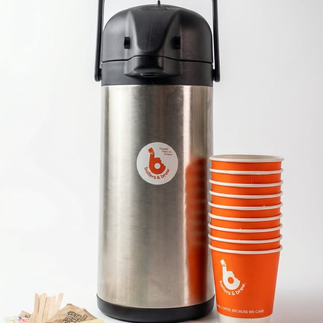 Organic Coffee Pitcher.