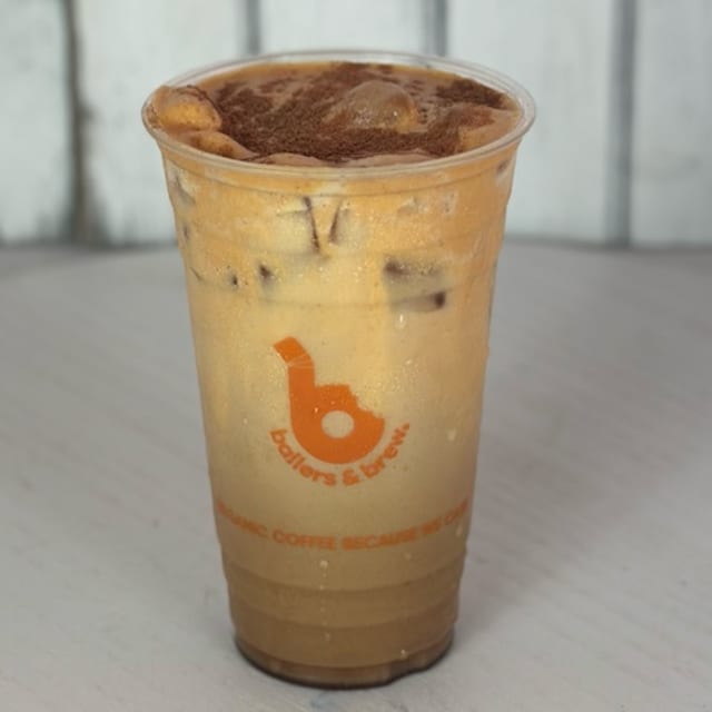 Brown Sugar Pumpkin Spice Ice Latte.