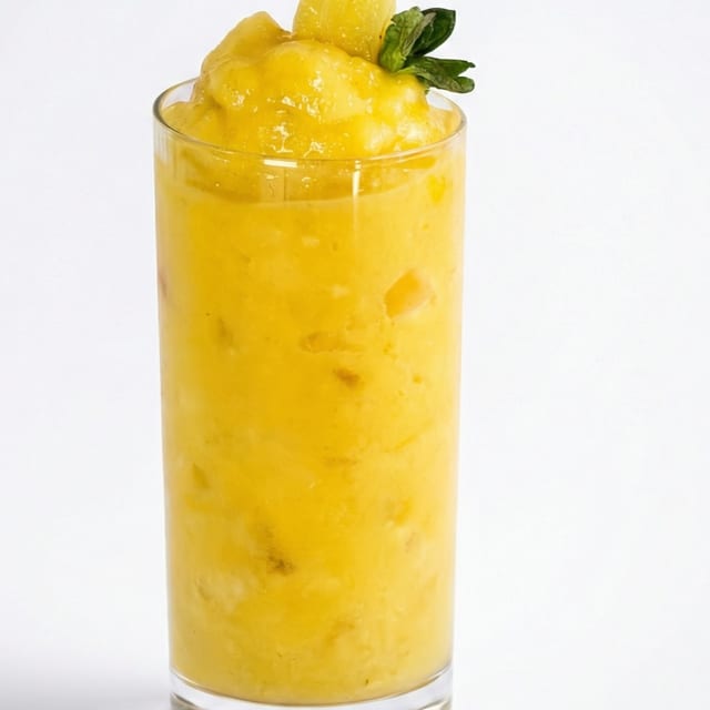 Pineapple banana smootie.