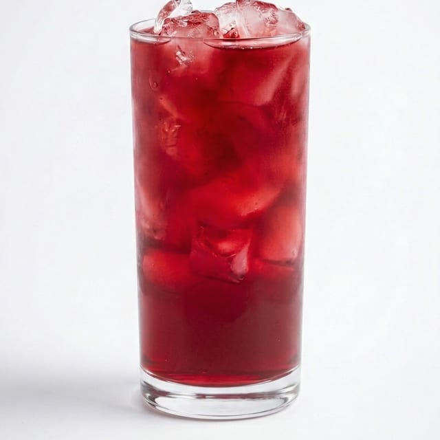 Iced Hibiscus tea organic.