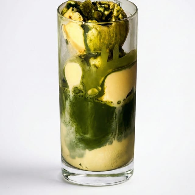 Iced Matcha Affogato.