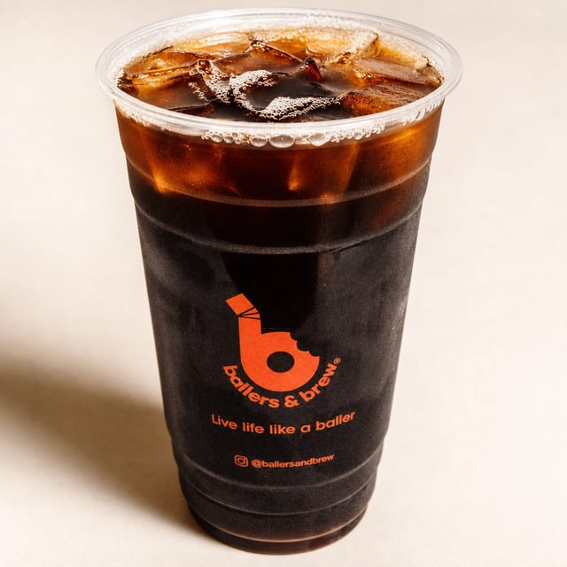 Iced Organic Coffee.