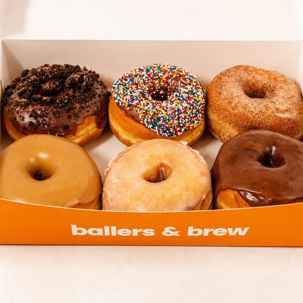Half Dozen donuts.