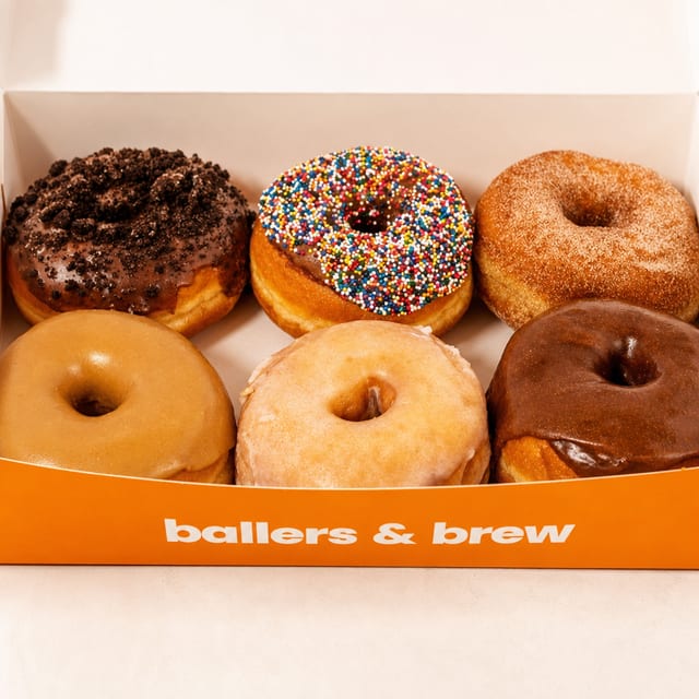 Half Dozen donuts.