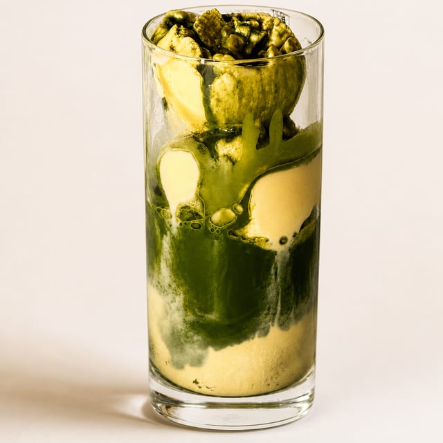 Iced Matcha Affogato.