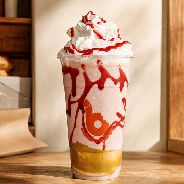 Peanut Butter and Jelly Milkshake.