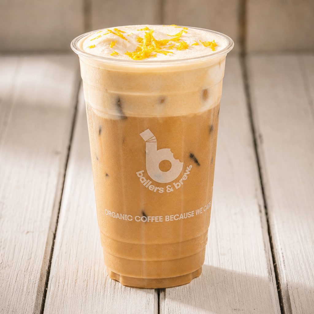 Lemon Coconut Iced Latte.