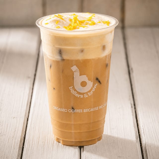 Lemon Coconut Iced Latte.