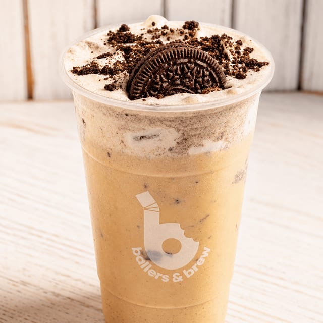 Iced Oreo Chocolate Organic Latte.