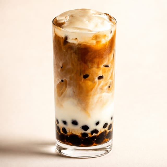 Iced Boba Latte.