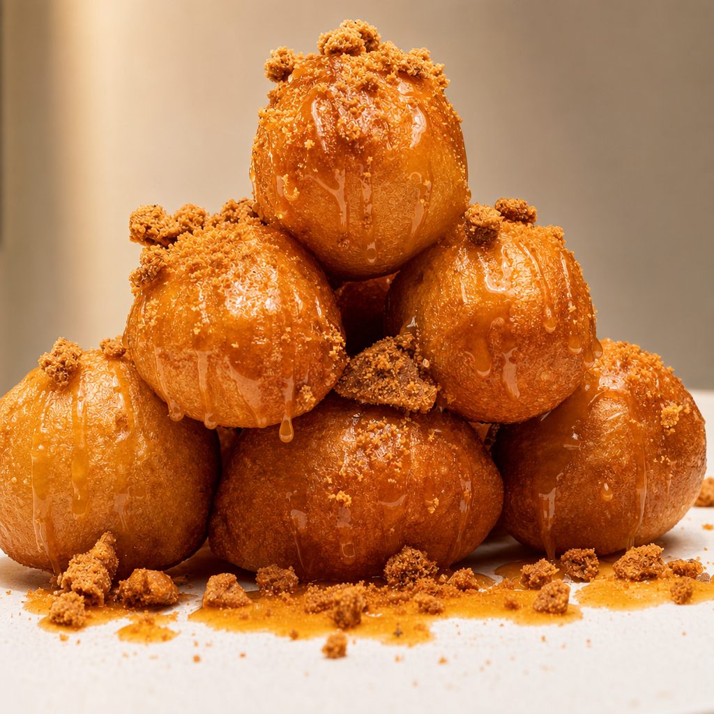 Biscoff Caramel ballers.