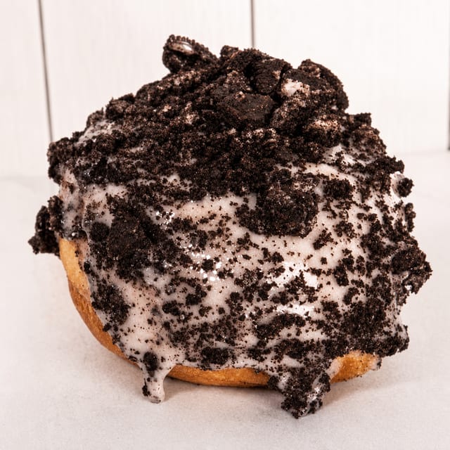 Oreo cookie donut.