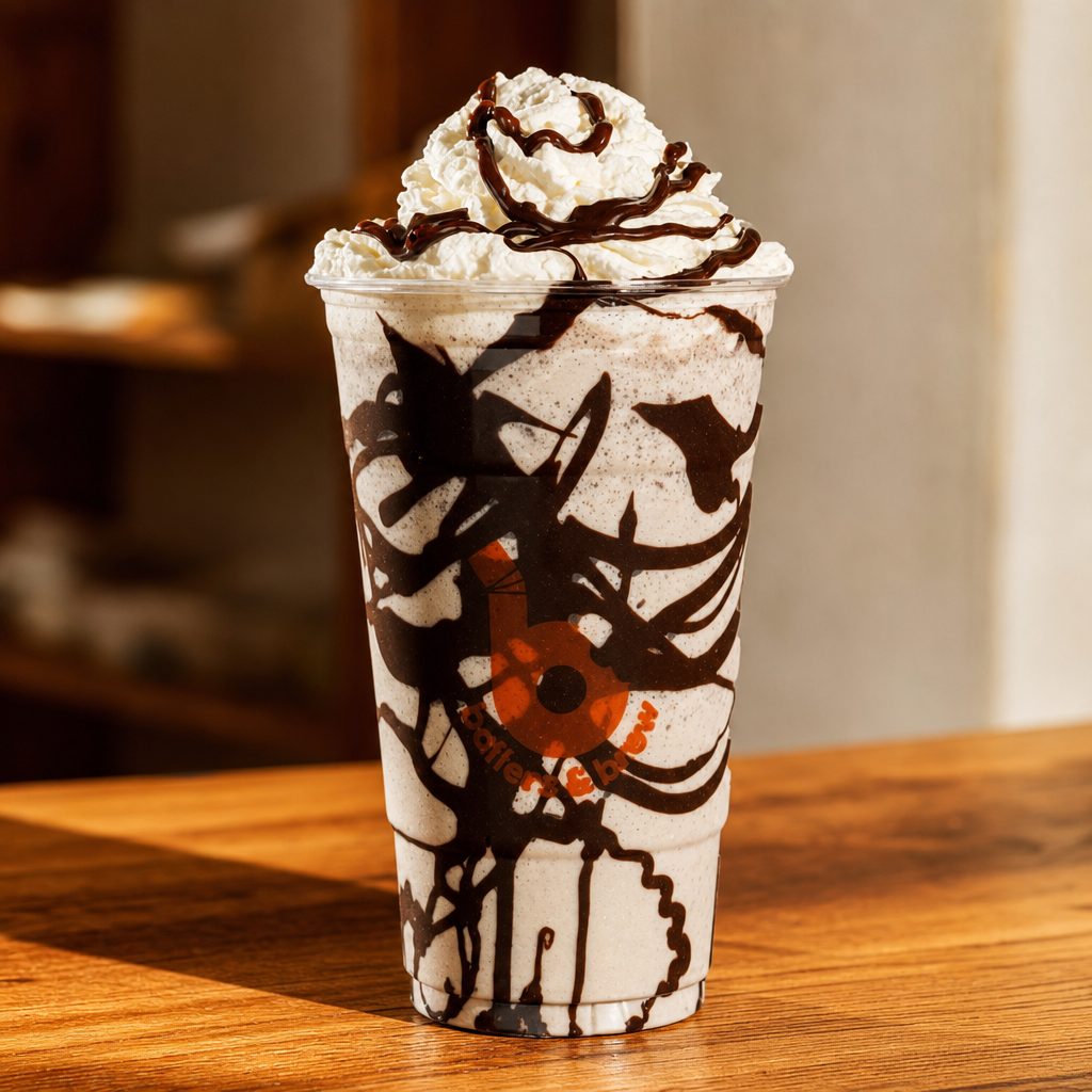 Nutella and Peanut butter milkshake.